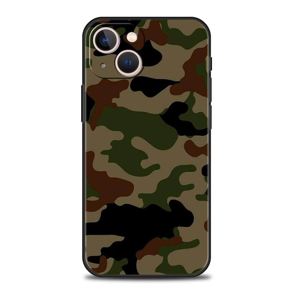 

Phone Case Cover for iPhone 17 16 15 14 13 12 Pro Max 11 Pro Max 17 AIR Plus Shockproof Soft TPU Shell Camouflage Camo Military iPhone 17