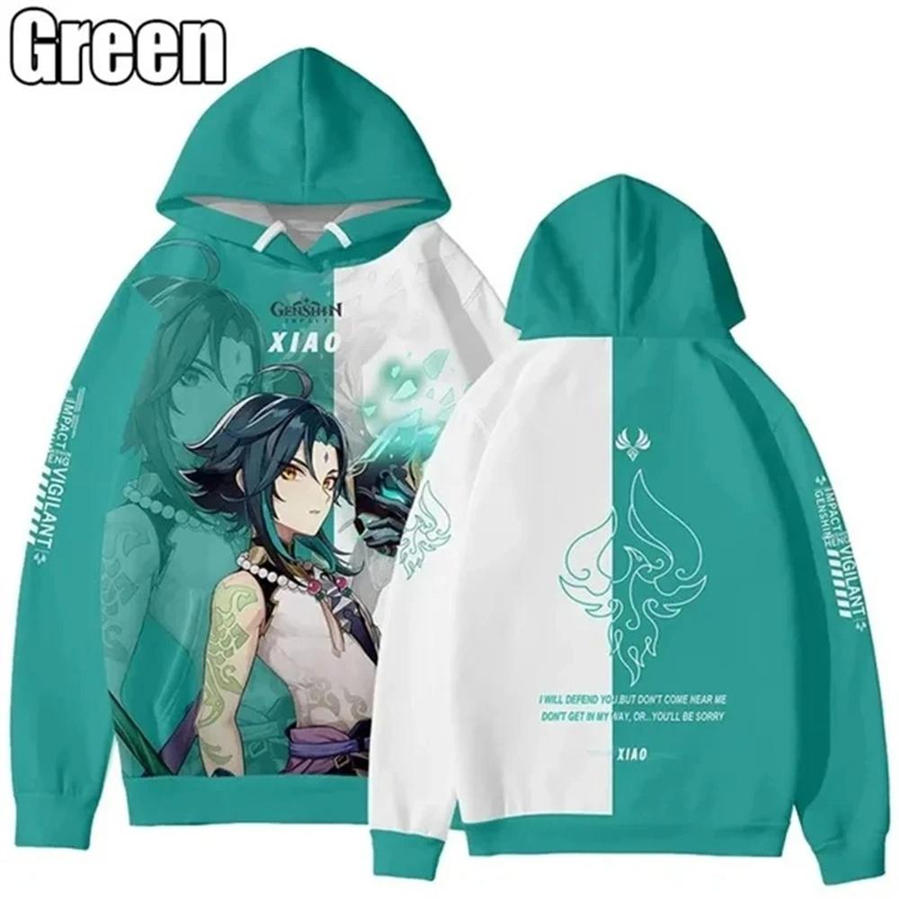 Спортивный костюм Game Genshin Impact с графическим принтом симпатичные толстовки с 3D-принтом для мужчин детские свитера Harajuku толстовки Furina топы 120 1590₽