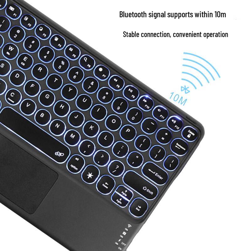 OLOEY Wireless Bluetooth Keyboard with Touchpad & Mouse for Tablets
