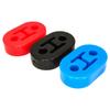 Universal Car Rubber Exhaust Mount Brackets 2 Holes Lifting Lug Modification Long Muffler Support Shock Absorber Buffer Hanging