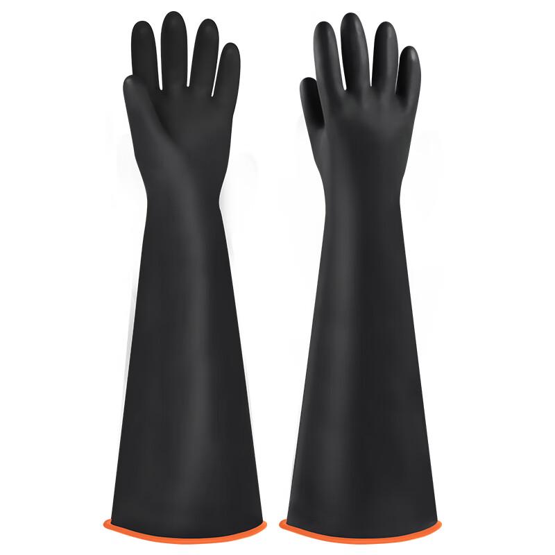 Промышленные химически стойкие резиновые перчатки Huater One Size