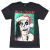 Men's Alice Cooper Xmas Card Slim Fit T-shirt Medium Black