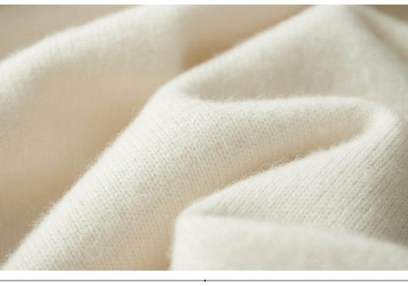 2025 Men's Pure Wool Round Neck Raglan Sweater - Thick, Loose Knit, Versatile Autumn/Winter Top
