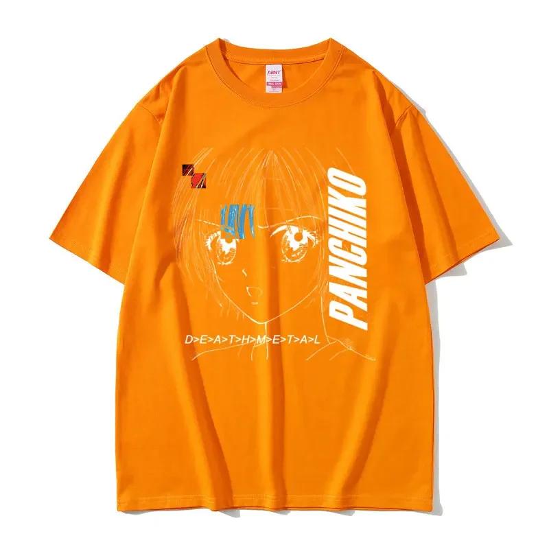 Rock Band Panchiko DEATHMETAL Album Graphic Print Tshirt Unisex Unisex Vintage Casual Tshirts Male Oversized Tees Gothic Streetwear