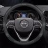 Car Carbon Fiber Leather AntiSlip Steering Wheel Cover Grand Cherokee Wrangler Renegade Patriot Commander Compass Gladiator