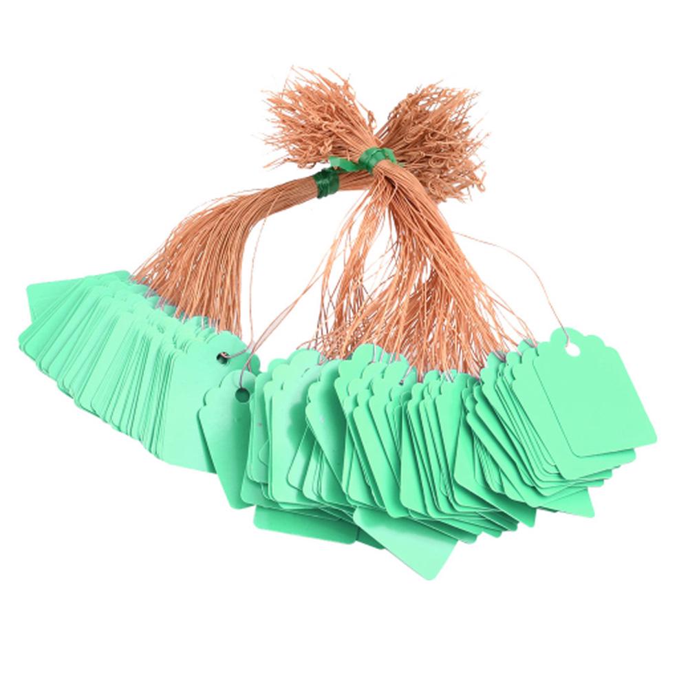 

100PCS Garden Plant Mark Hanging Tags Kit Garden Labels Hanging Plant Labels Classification Writing Plate Board Set зелёный