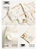 Cotton Silk Padded Maternity Nursing Pajama Set with Side-Opening Bra