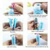 2pcs Plastic Metal Material Electric Quilling Pen Blue Paper Rolling Pen  For DIY Art Crafts