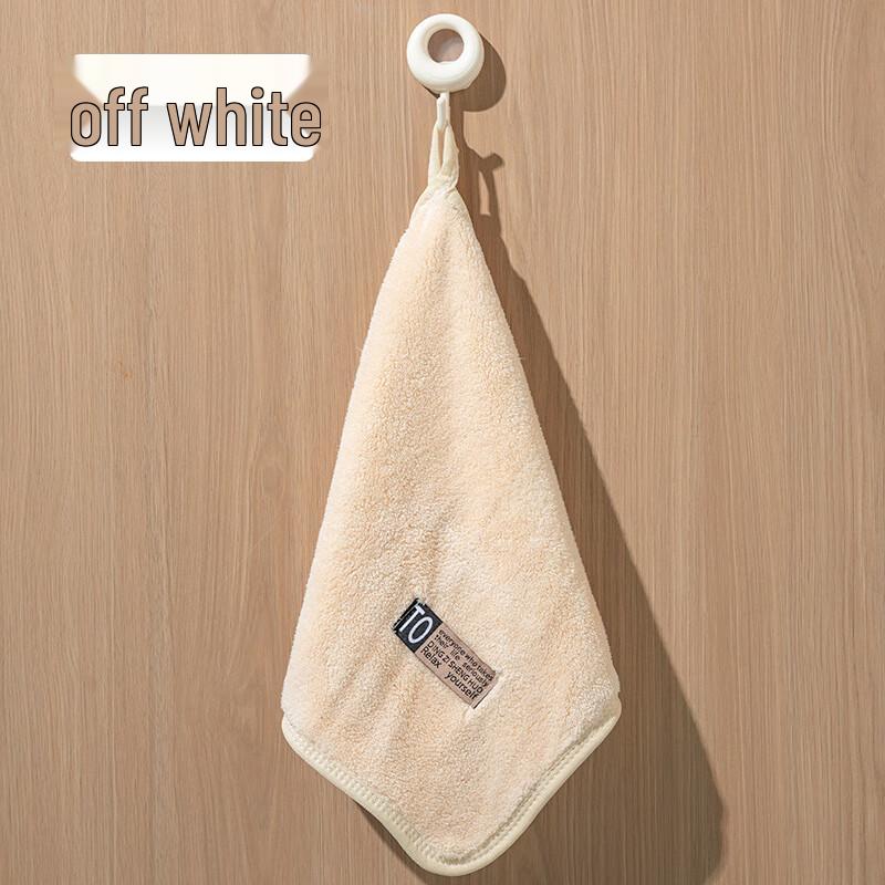 Absorbent Hanging Coral Fleece Hand Towel