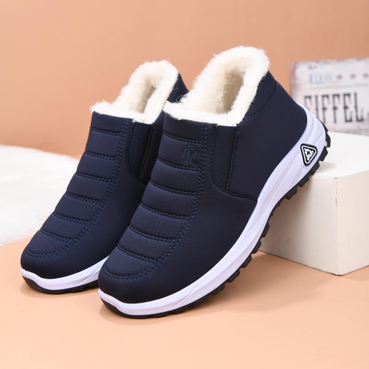 Тканевая обувь, Мужская, Вельветовая хлопковая обувь, Хлопковые ботинки, Теплая, Зимние ботинки, Мужская обувь 40