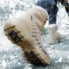 Supply outdoor shoes velvet men's cotton shoes light hiking shoes large size shoes snow boots