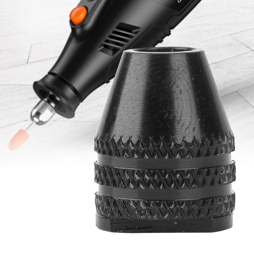 7mm Drei-Backen-Spannzangenadapter-Konverter für elektrischen Schraubendreherbohrer (Kurzer Schwanz)