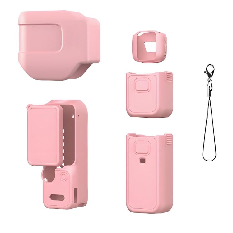 Button Clearance Camera Cover Kit, Silicone Split Sleeve Set for Pocket 4P Camera Carry, Bag Use, Storage, and Travel
