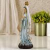 Mother Mary Statue Resin Sculpture Decor Small Holy Mother Statue For Church Home Tabletop Desk Shelf Display Collection