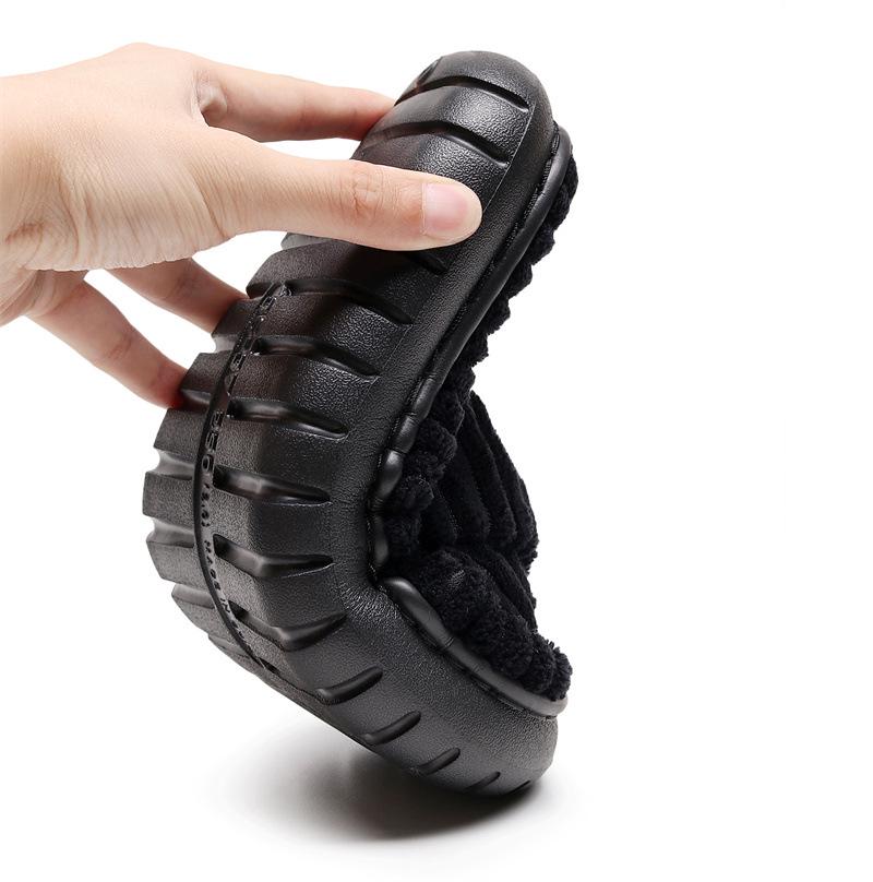 2023 Women's Suede & Furry Flat-Bottom Casual Slippers