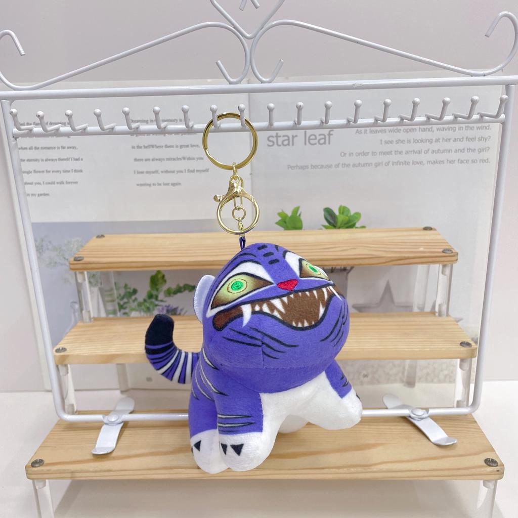 New Kpop Demon Hunters Series Tiger Anime Figures Doll Stuffed Game Soft Doll Kawaii Car Bag Decoration Plush Keychain Toy Gifts