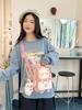 Kawaii Bear Phone Bag Nylon Cute Shoulder Purse For Girls And Teens