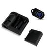 bljm6 1/2pcs LED Car Door Welcome Badge Light Car Logo Projector For Mitsubishi Outlander I200 Pajero Eclipse ASX Lancer Delica Ex
