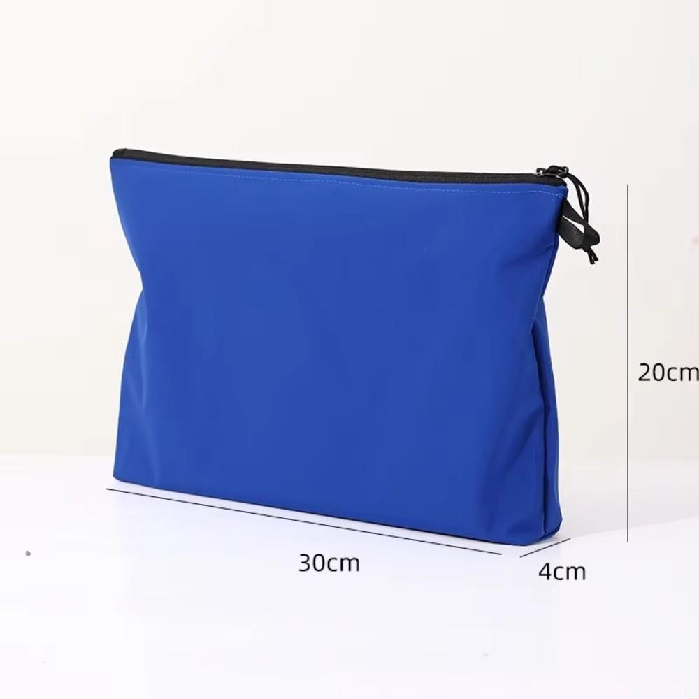 Portable Waterproof Tool Storage Bag Large Capacity Foldable Travel Toiletry Bag Solid Color Ultralight ID Bag