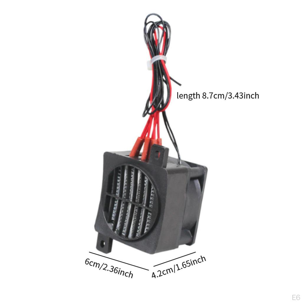 Electric Space Heater Tabletop Portable Thermostat Heating Fan for Household Home