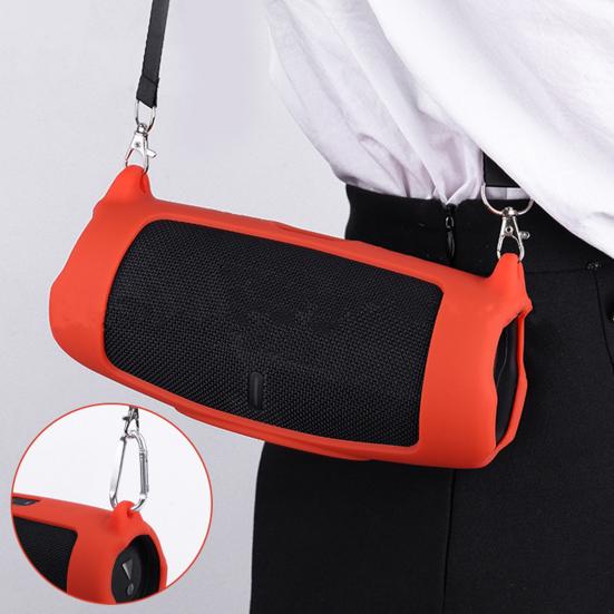 Difuzor Husă din silicon Husă de protecție rezistentă la șocuri Absorbție de impact Instalare simplă Husă de praf din silicon pentru JBL Charge 5