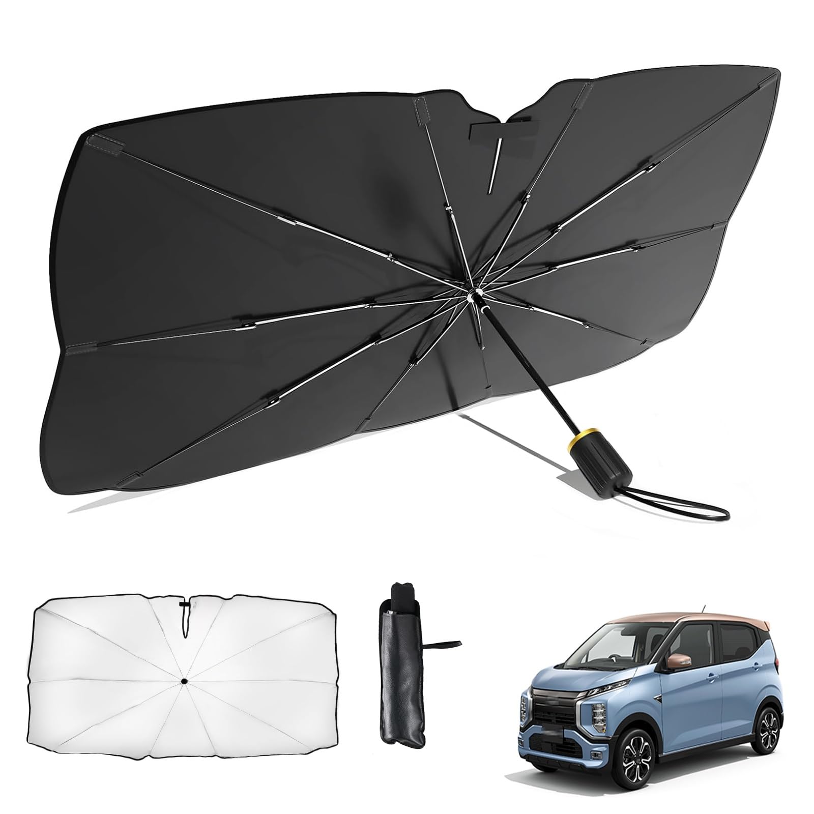 

Mitsubishi EK Cross EV B5AW Type Car Umbrella Type Folding Sun Shade 10 Ribs, EK Cross EV