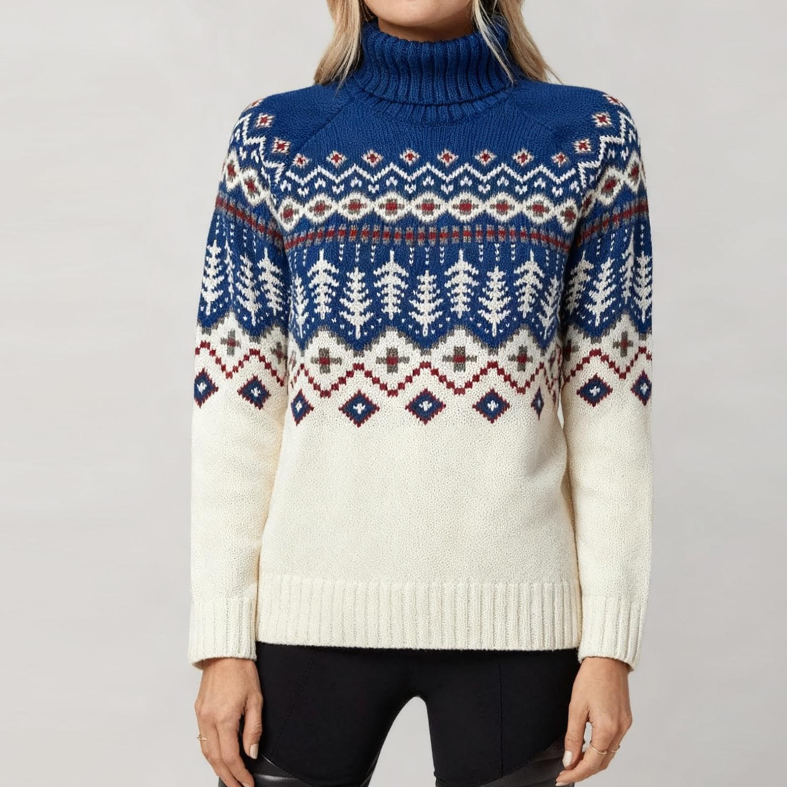 

Женские свитера пуловер вязаный свитер водолазка рубашки с длинным рукавом осенняя мода S синий