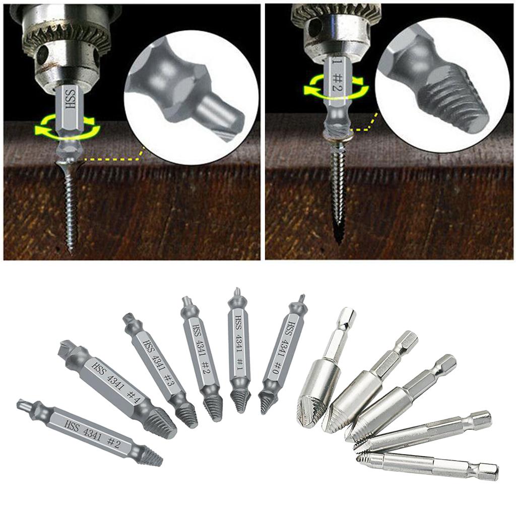 Screw puller, damaged screw remover and screw puller, 5 pieces