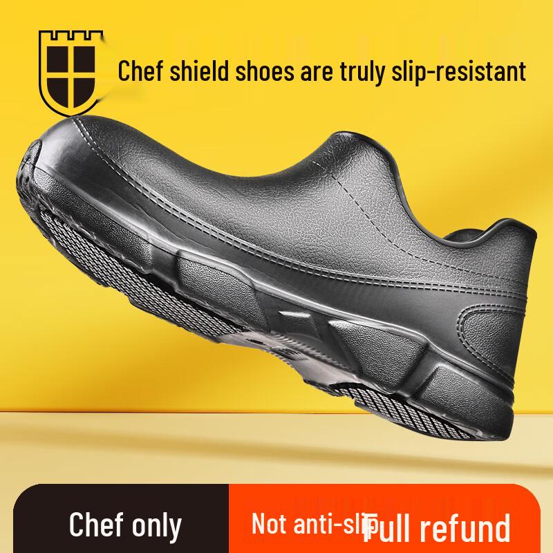 Chudun Non-Slip Waterproof Chef Work Shoes 40