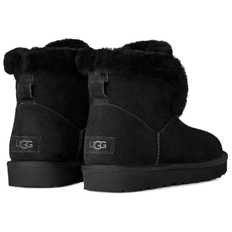 UGG Classic Mini Versatile Fashion Snow Boots Women boots Black 1174576-BLK