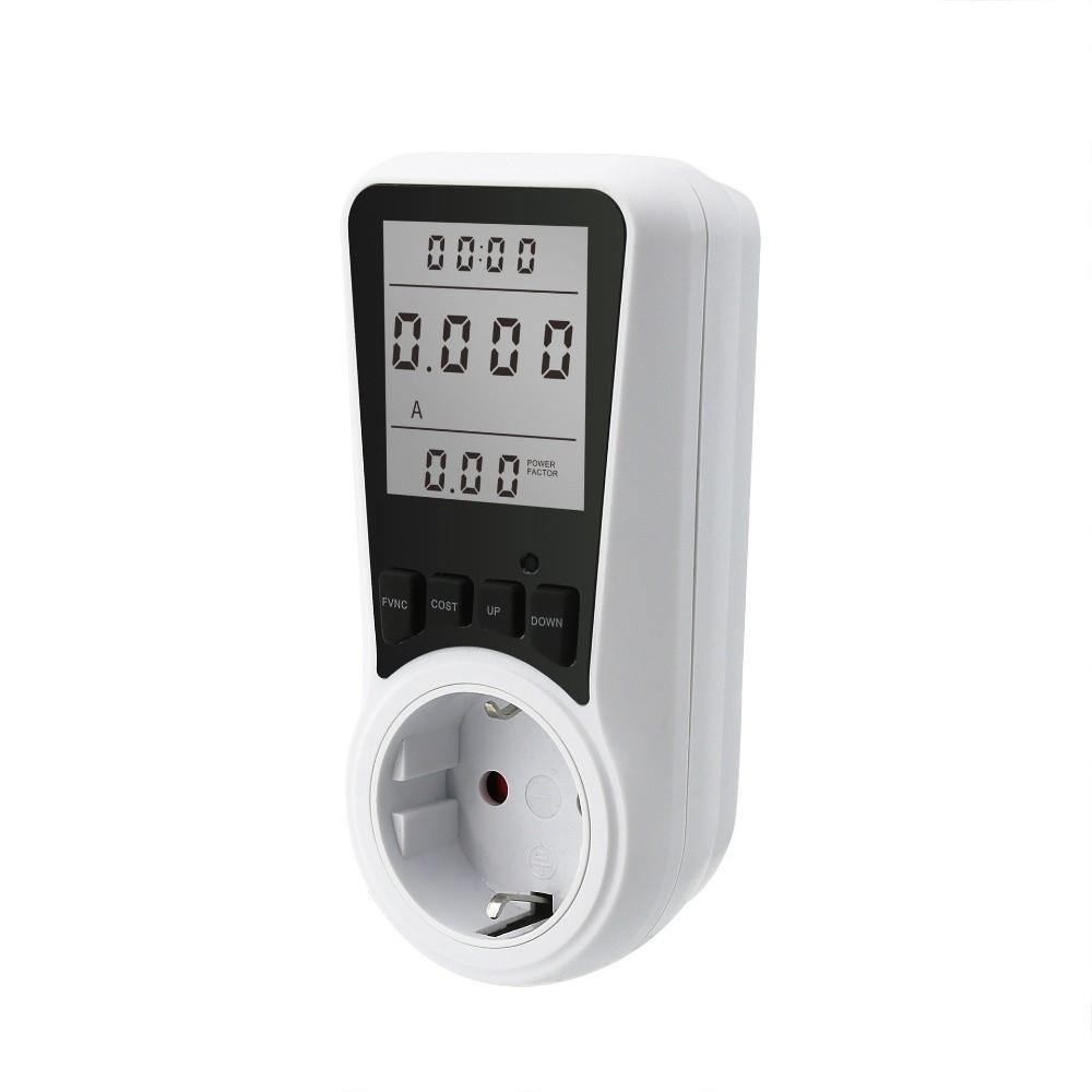 Backlight Electrical Energy Monitor Socket LCD Screen Energy Monitor Power Meter Home Use