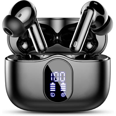 Bluetooth Earphones Wireless Earphones2026 Latest EarphonesBluetooth 5.4 ENC Call Noise Cancelling Instant Connection Touch Control HiFi Sound Quality