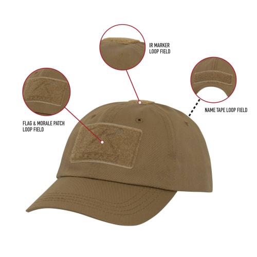 ROTHCO Operator Cap 9362 Tactical Black Free Size