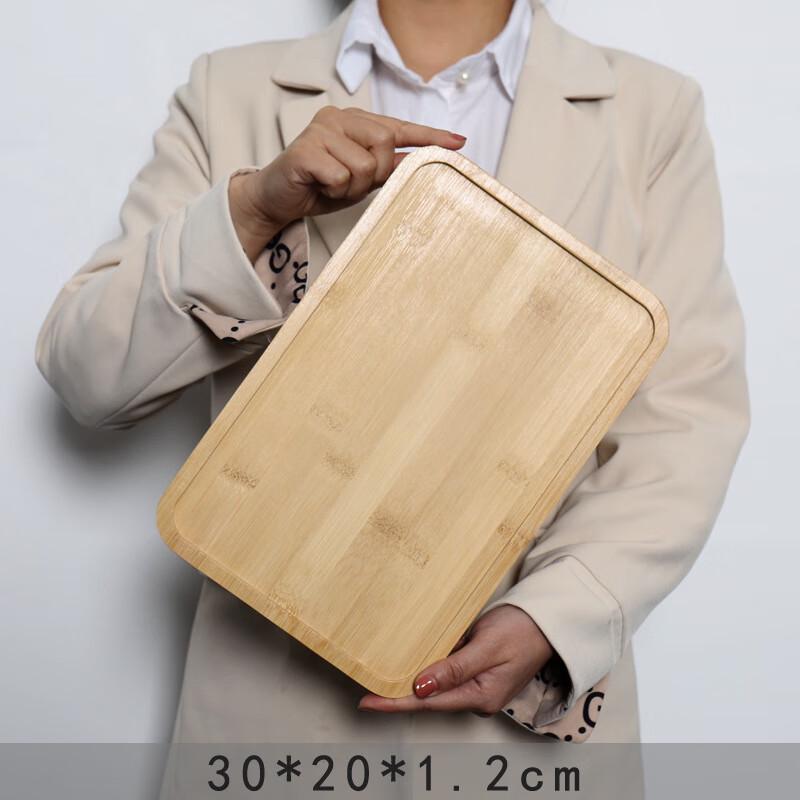 Japanese Style Bamboo Serving Trays (Set of 2)