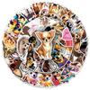 Chihuahua Stickers: 50 Cute Hand-Painted Puppy Decals for Journals, Cards, and Milk Tea Cups