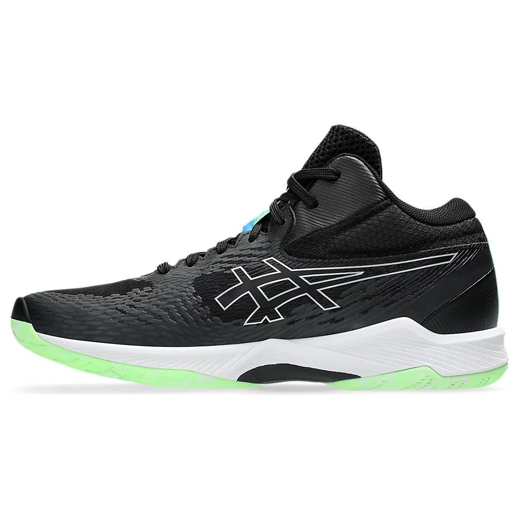 Asics V-SWIFT FF MT 4 Unisex Mid Top Training Shoes Black Green 1053A064-001 44