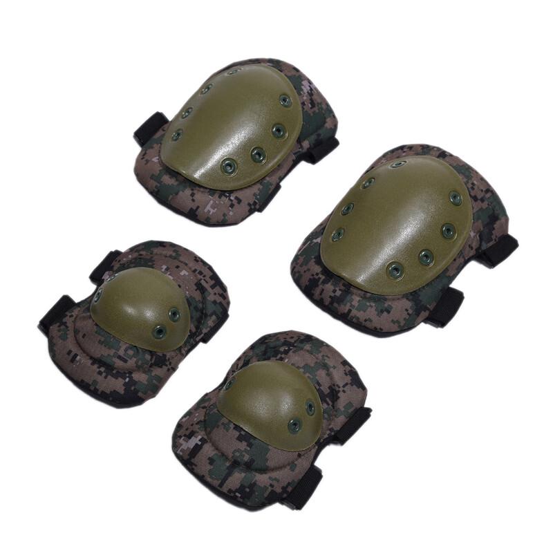 WEZHO Outdoor Tactical Knee and Elbow Pad Set