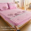 Bed Sheet Jacket Breathable Thickening Bed Cover Three Pieces of Meng Si Protection Cover Dust Cover All-inclusive Sheet List