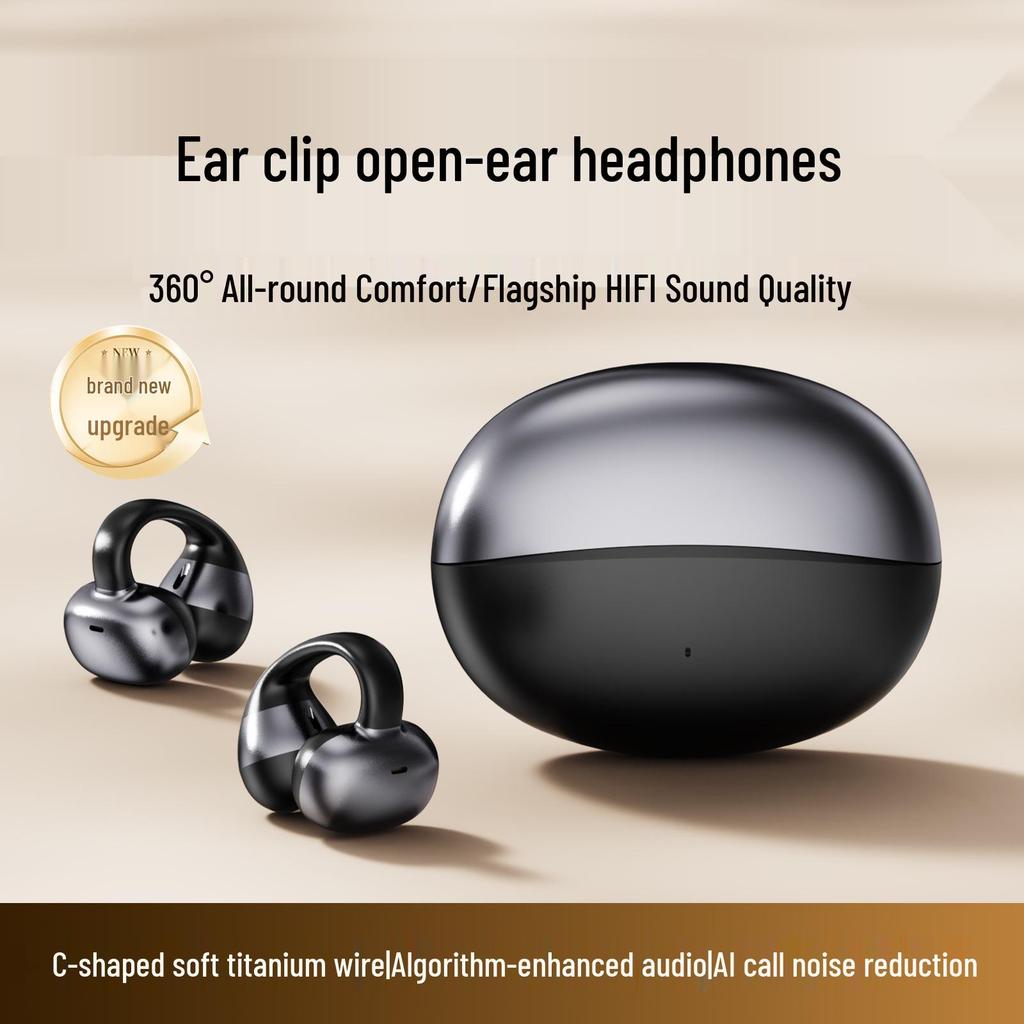 M09 Wireless Bluetooth Ear Clip Earphones for Huawei/Sony - High-Quality Noise-Reducing Headphones
