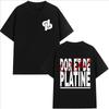 New Jul DP Summer Maillot Fashion Printed Unisexs Shirts High Street Y2K Shirts Unisex Trend Cotton Fashion Oversized Tshirt