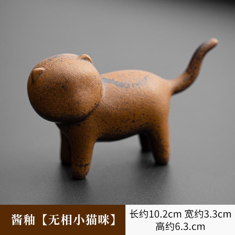 

Соус Глазурованный Грубый Керамика Чайный питомец Старый Камень Грязь Жаба Чайная Фигурка Держатель Крышки Чайника Статуэтка для Чайной Церемонии Принадлежности Для Чайной Церемонии Украшения