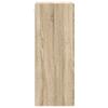 Wall Mounted Cabinet in Sonoma Oak Finish 33 x 34.5 x 90 cm Particleboard