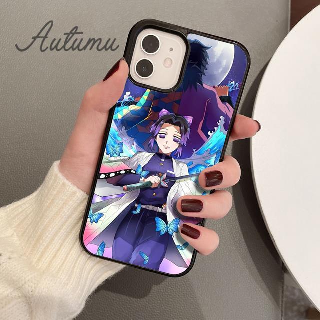 

Чехол для телефона Demon Slayer Shinobu Kochō для iPhone 11 12 13 14 Pro Max mini XR XS SE 2020 6S 7 8 Plus Samsung Galaxy S21 S22 iPhone 7 or 8