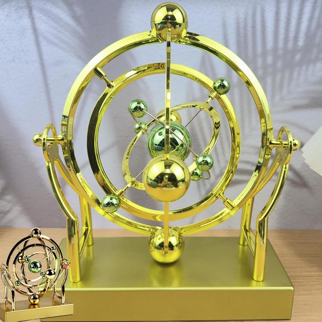 Space Celestial Body Motion Instrument, TV Cabinet Decoration Ornament, Desktop Model, Rotating , Orbital Ornament