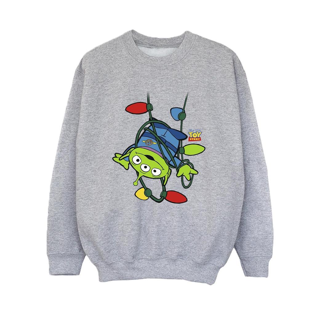 Disney Boys Toy Story Christmas Lights Aliens Sweatshirt