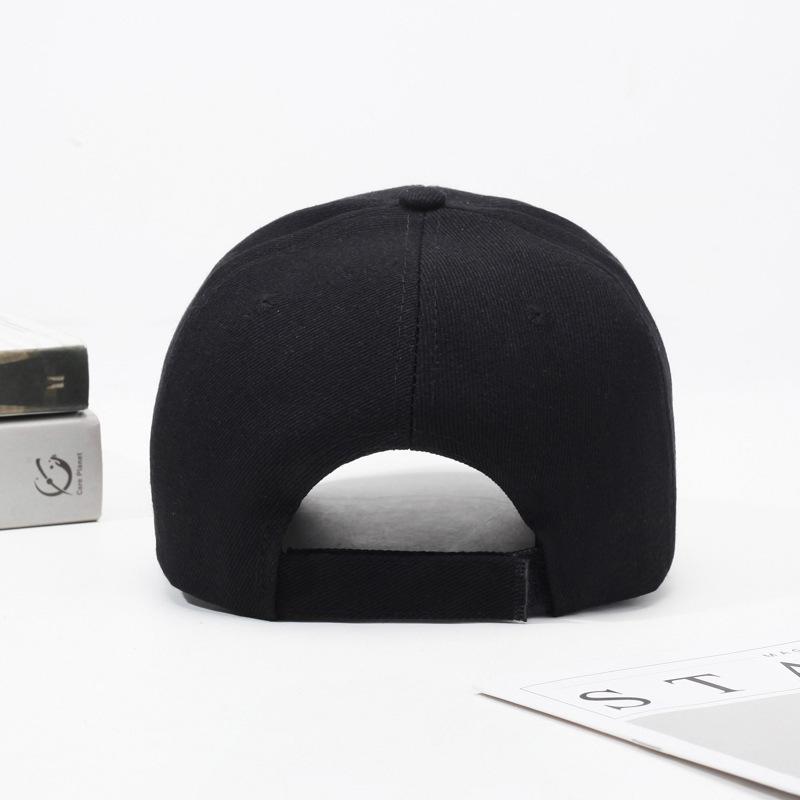 Black Cap Solid Baseball Cap Snapback Caps Casquette Hats Fitted Casual Gorras Hip Hop Dad Hats For Men Women Unisex
