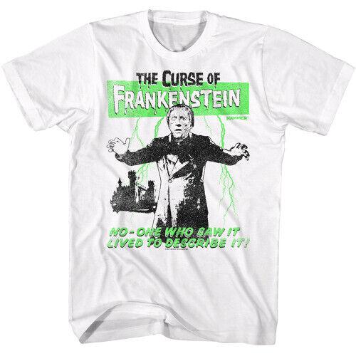 Hammer Horror Curse of Frankenstein  - White Unisex T-Shirt XXXXL