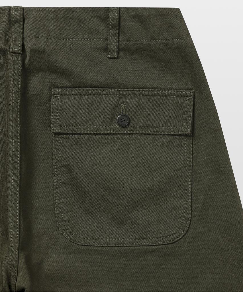 MANNERGRAM 1950 Classic Roadside Fatigue Pants Dark Olive