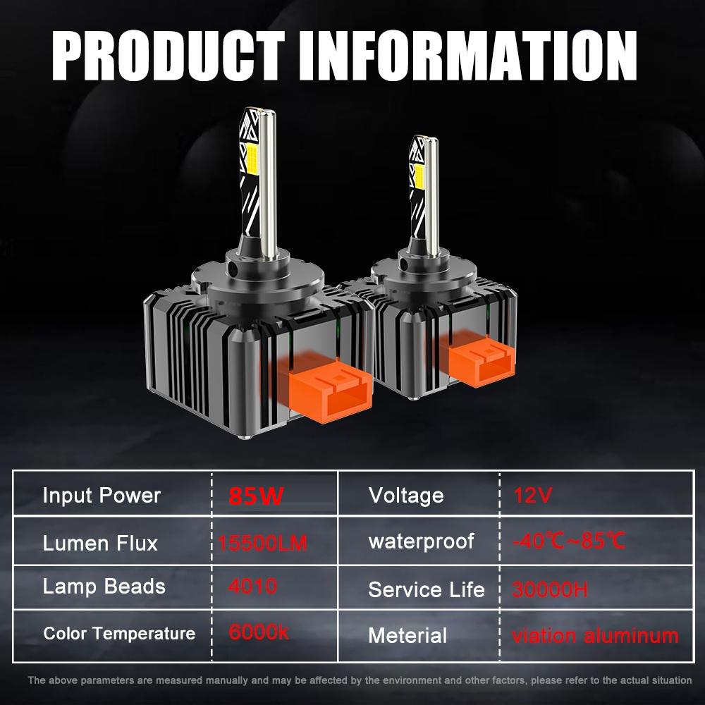 85W Plug & Play OEM Auto 12V D1S D2S LED-Scheinwerfer D8S weiß D4S D3S LED-Licht
