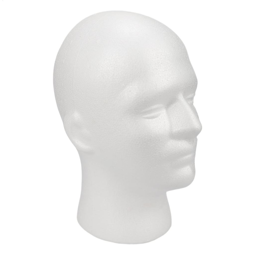 1PC Mannequin Head Men's Hats Show Model Bracket Stand Foam Practical Cap Wig Modeling Display Salon Styling Making